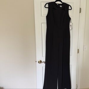 Calvin Klein Black Sleeveless Jumpsuit